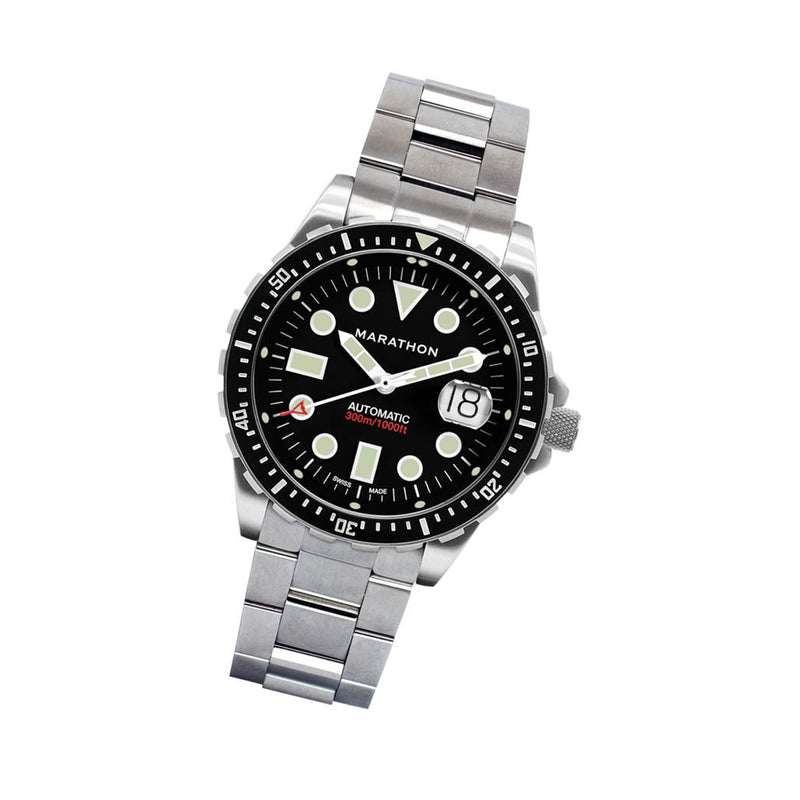 Marathon 46mm Automatic OSAR-D with Black Dial and Bracelet #WW194037SS-2001