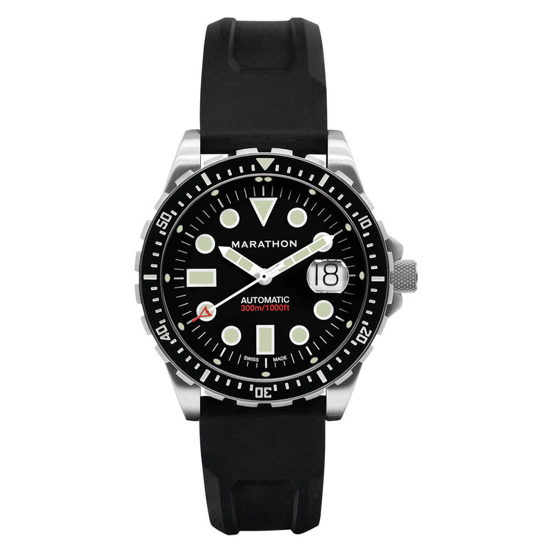 Marathon 46mm Automatic OSAR-D with Black Dial and Rubber Strap #WW194037SS-2030