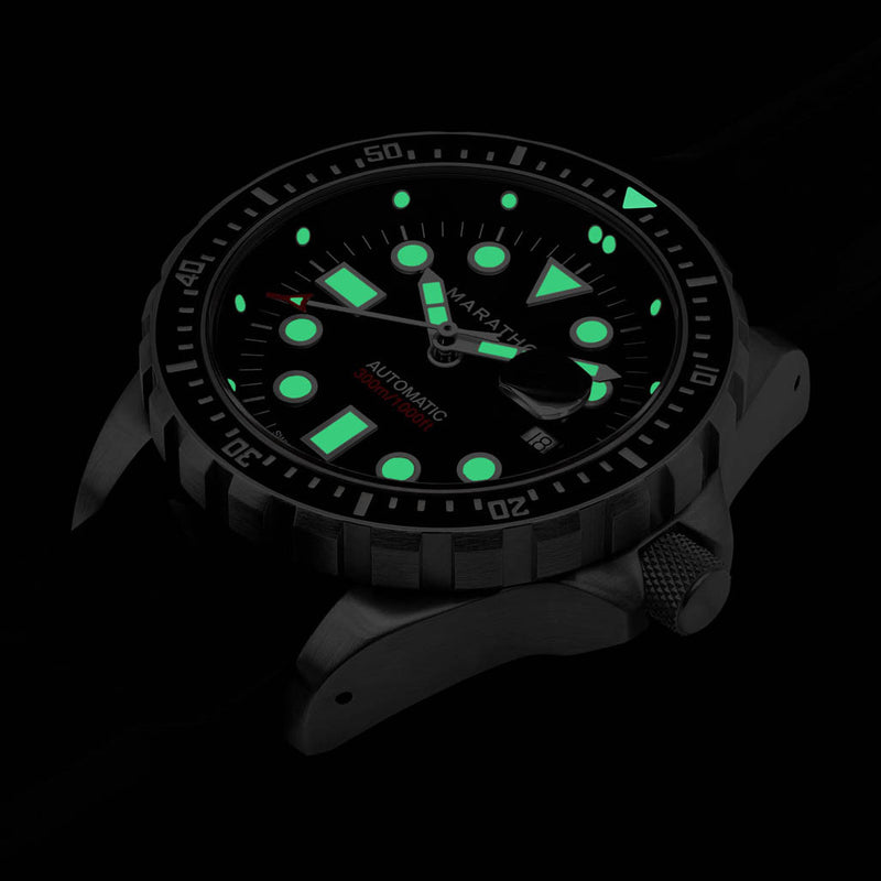 Marathon 46mm Automatic OSAR-D with Black Dial and Rubber Strap #WW194037SS-2030