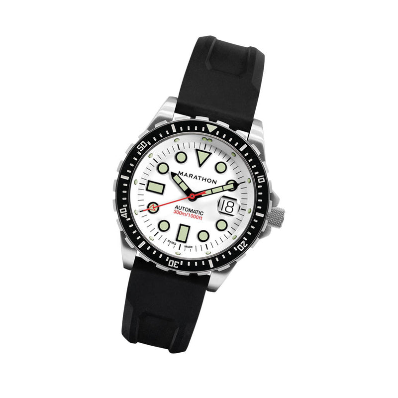 Marathon 46mm Automatic OSAR-D with Arctic Dial and Rubber Strap #WW194037SS-2530