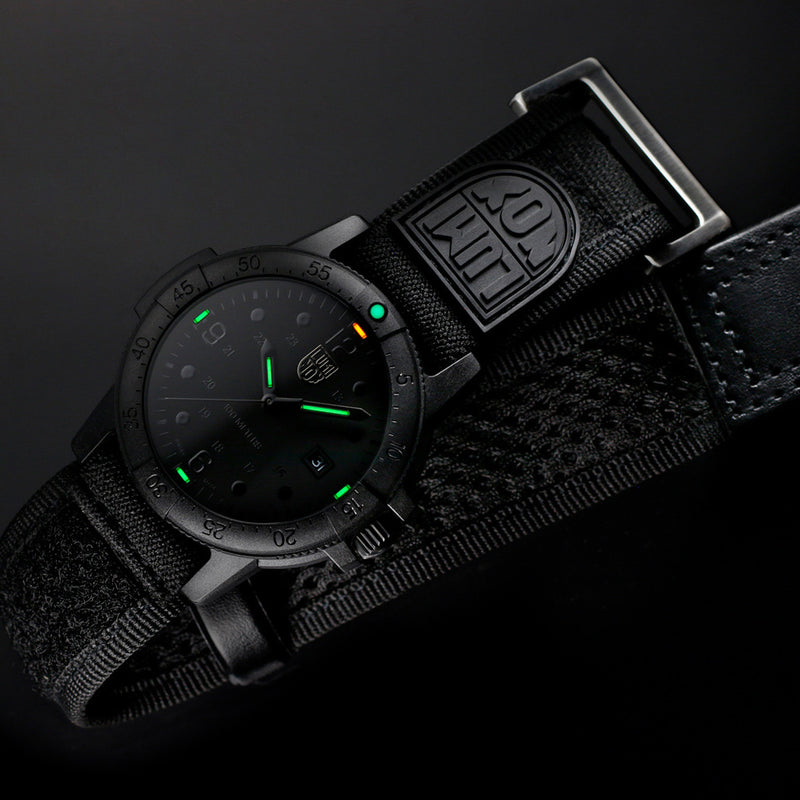 Luminox G Sea Bass CARBONOX Blackout Tritium Watch#X2.2001.BO.F