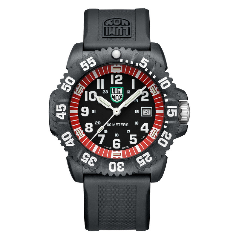 Luminox G Sea Lion Black & Red Tritium Watch #X2.2051