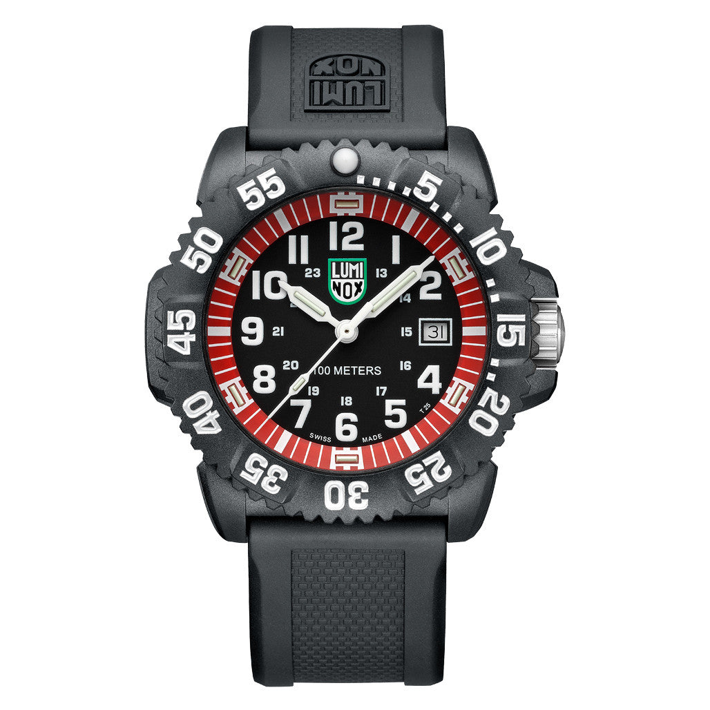 Luminox G Sea Lion Black & Red Tritium Watch #X2.2051 — Long