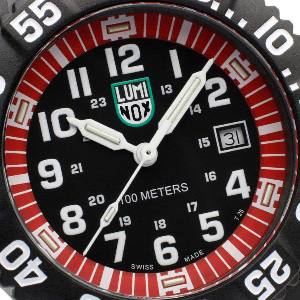Luminox G Sea Lion Black & Red Tritium Watch #X2.2051 — Long
