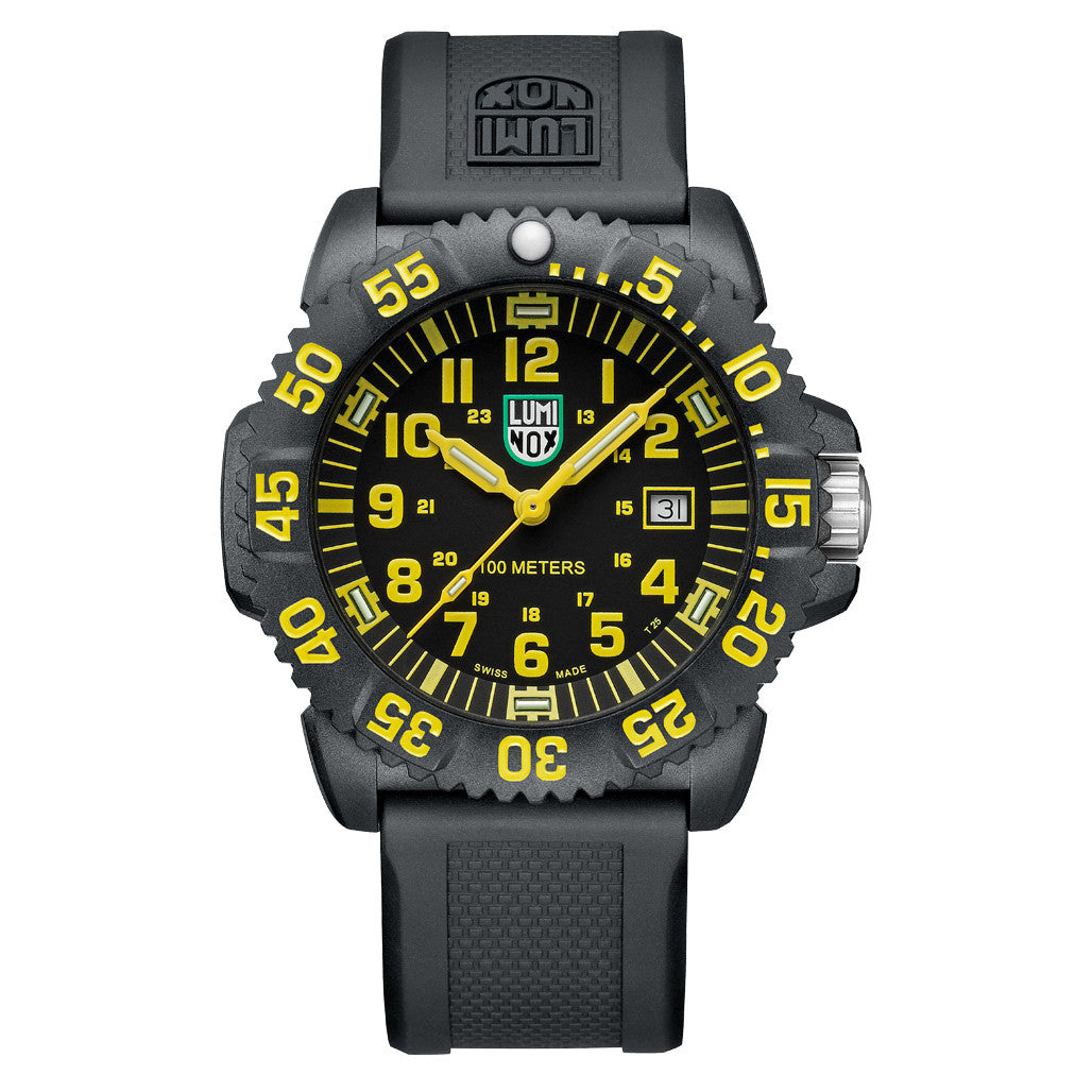 LUMINOX NAVY SEALS 3000系　イエロー　WR200m 稼働品 Luminox G Sea Lion Black & Yellow Tritium Watch #X2.2055 — Long