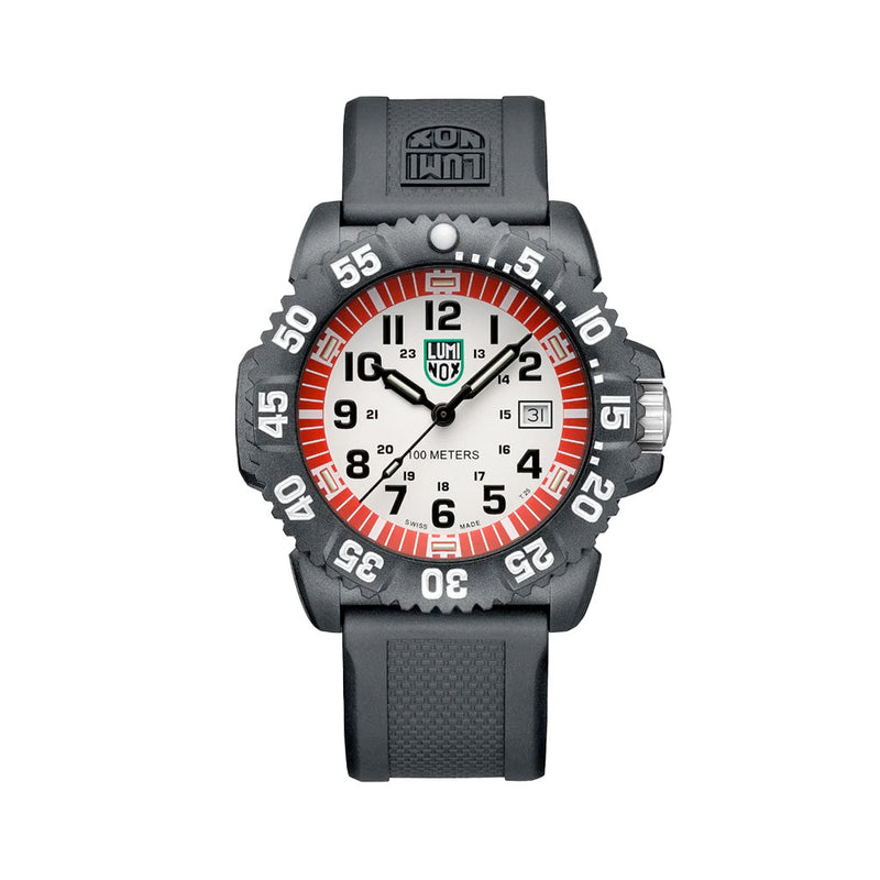Luminox 44mm G Sea Lion Dive Watch With Red and White Dial #X2.2057