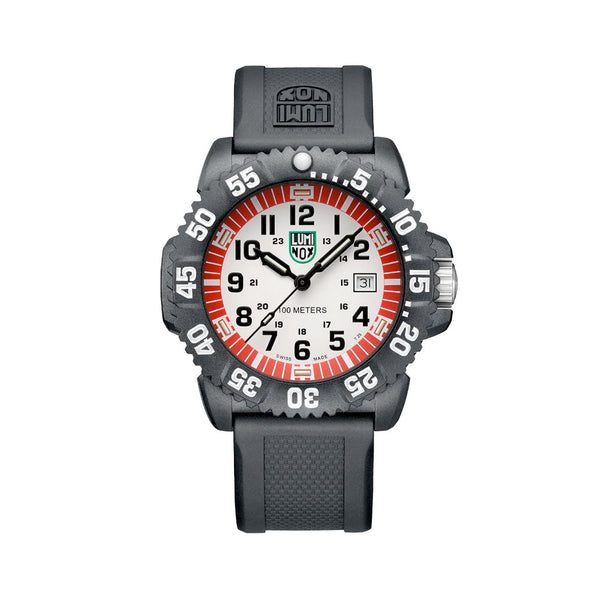 Luminox 44mm G Sea Lion Dive Watch With Red and White Dial #X2.2057