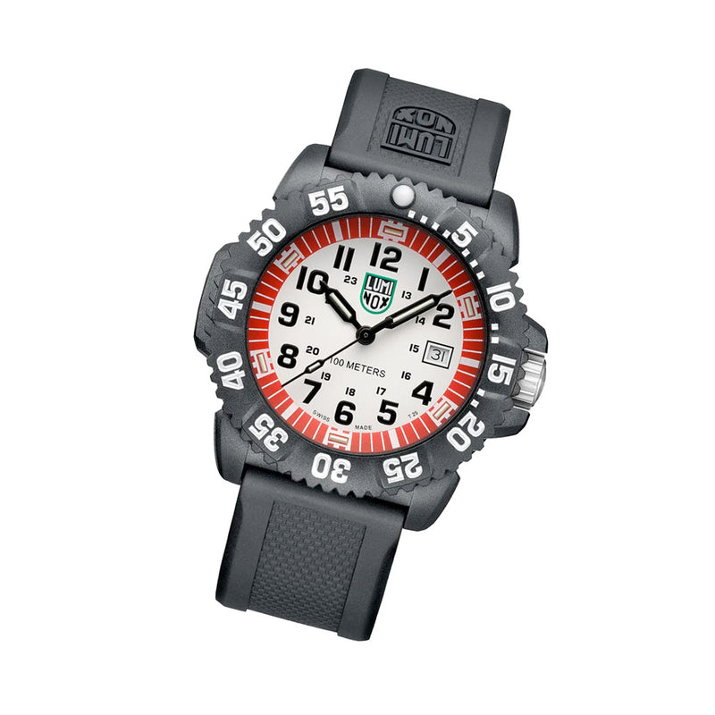Luminox 44mm G Sea Lion Dive Watch With Red and White Dial #X2.2057