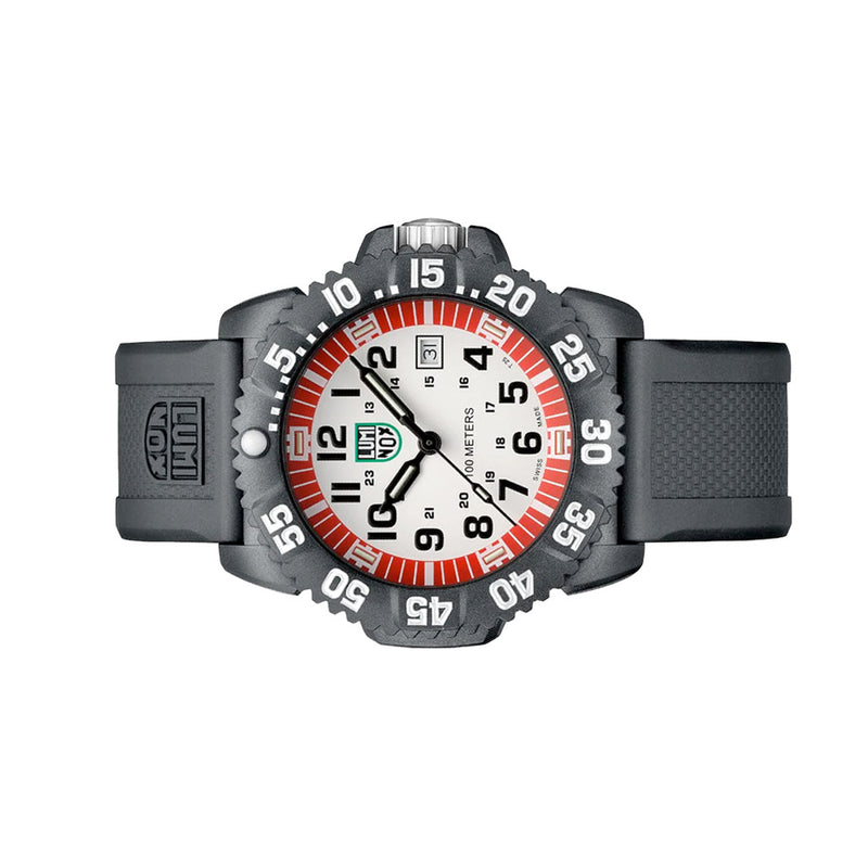 Luminox 44mm G Sea Lion Dive Watch With Red and White Dial #X2.2057