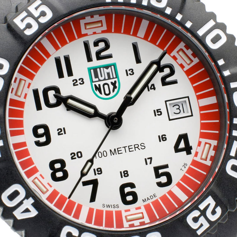 Luminox 44mm G Sea Lion Dive Watch With Red and White Dial #X2.2057