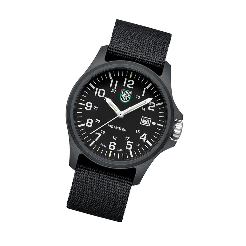 Luminox G CARBONOX™ Black and White 43mm Nylon Strap #X2.2401.NB
