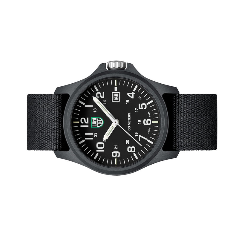 Luminox G CARBONOX™ Black and White 43mm Nylon Strap #X2.2401.NB