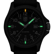 Luminox G CARBONOX™ Black and White 43mm Nylon Strap #X2.2401.NB
