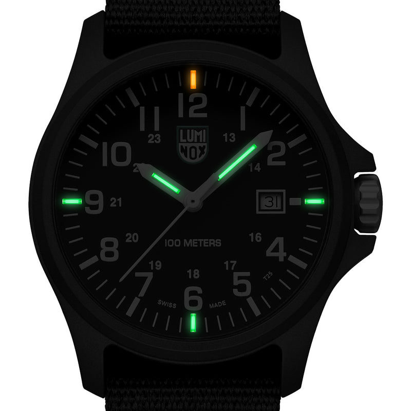 Luminox G CARBONOX™ Black and White 43mm Nylon Strap #X2.2401.NB