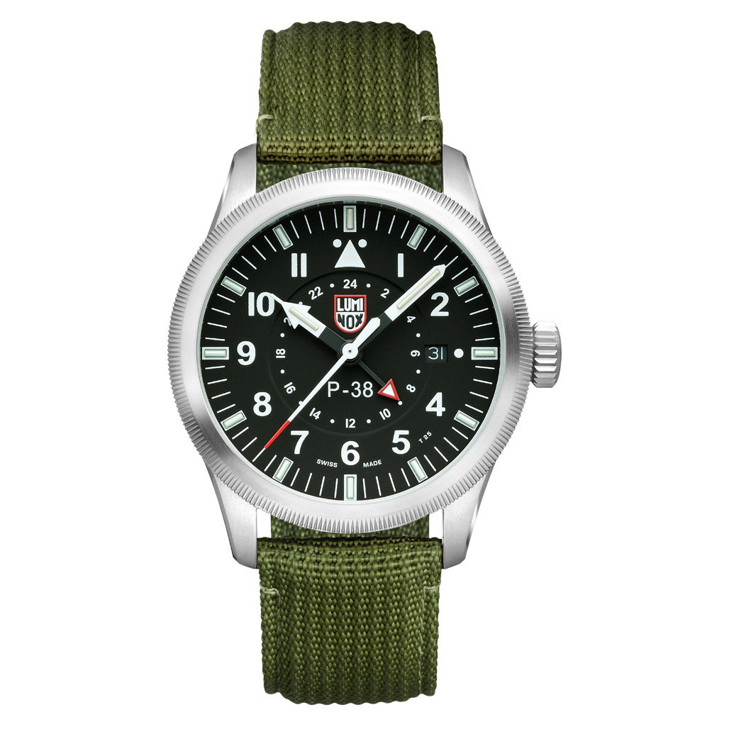 Luminox 42mm P-38 LIGHTNING GMT Pilot Watch #XA.IE21 — Long Island