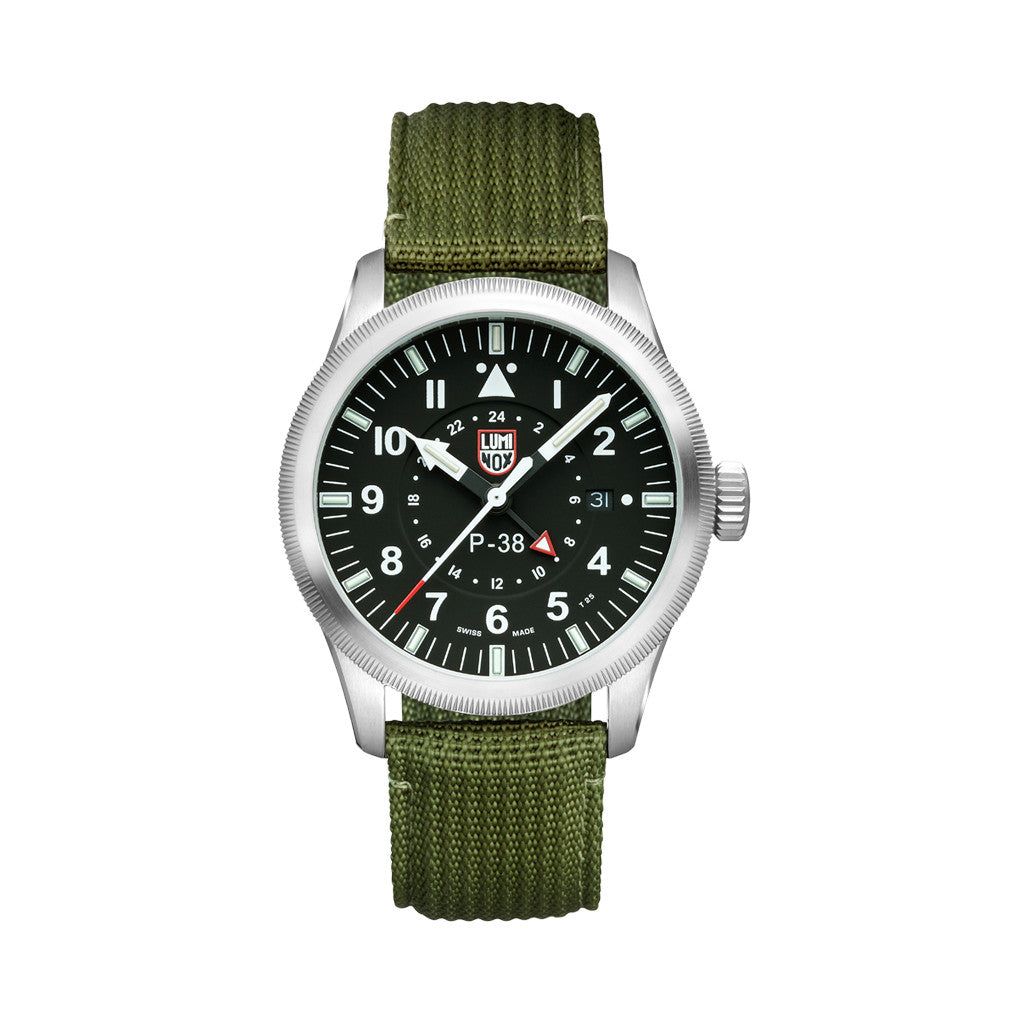 F*1様 LUMINOX SERIES8400カモフラ Luminox 42mm P-38 LIGHTNING GMT Pilot Watch #XA.IE21 — Long Island
