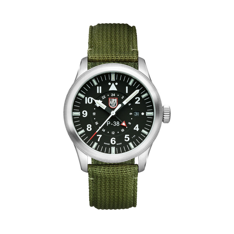 Luminox 42mm P-38 LIGHTNING GMT Pilot Watch #XA.IE21