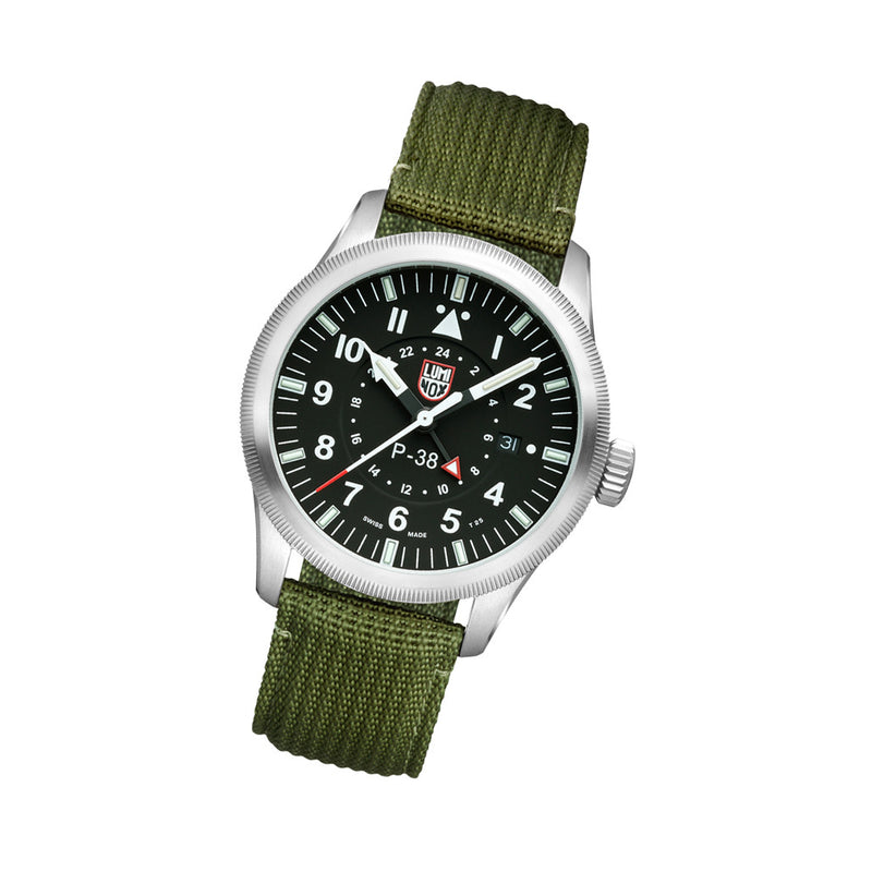 Luminox 42mm P-38 LIGHTNING GMT Pilot Watch #XA.IE21