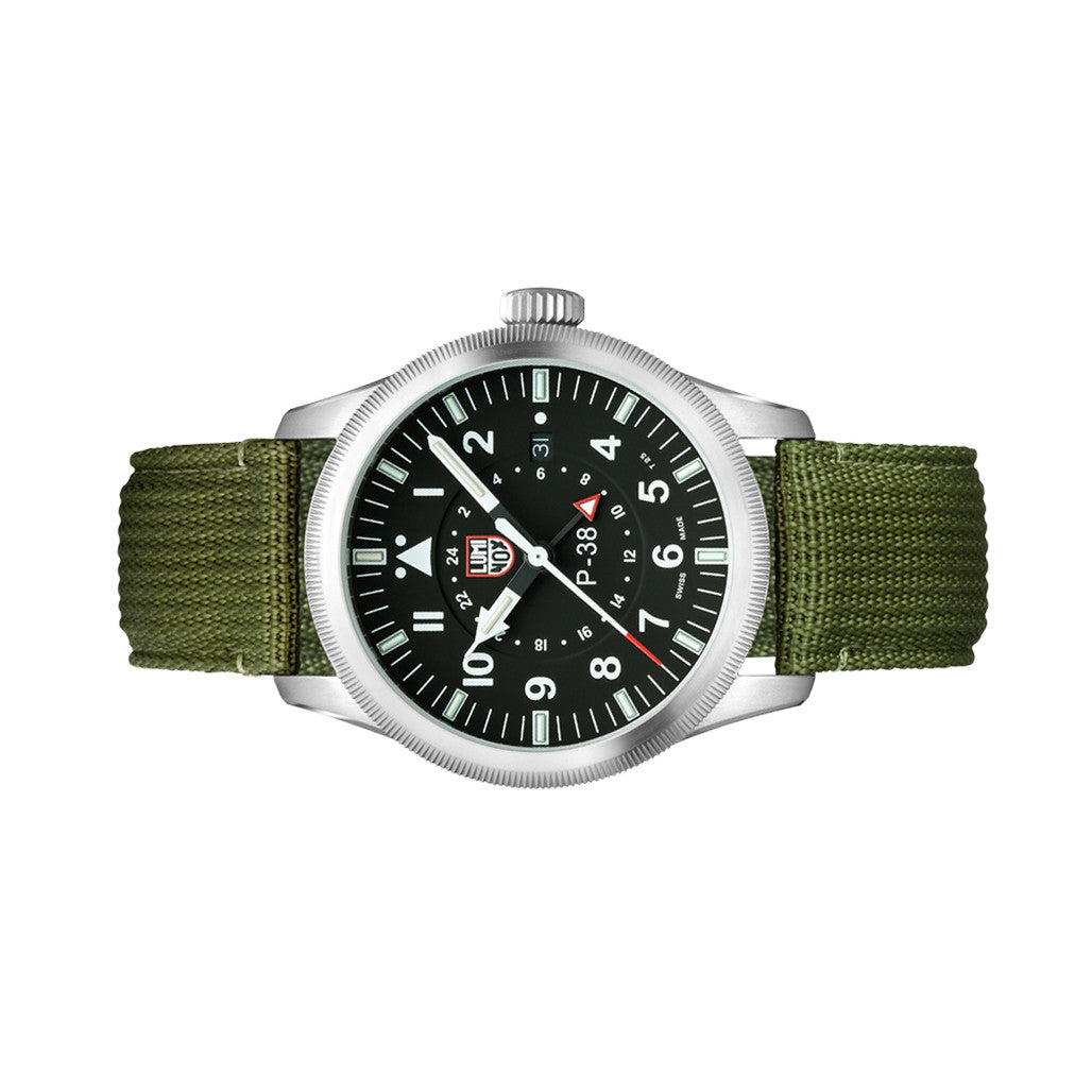 Luminox 42mm P-38 LIGHTNING GMT Pilot Watch #XA.IE21 — Long Island