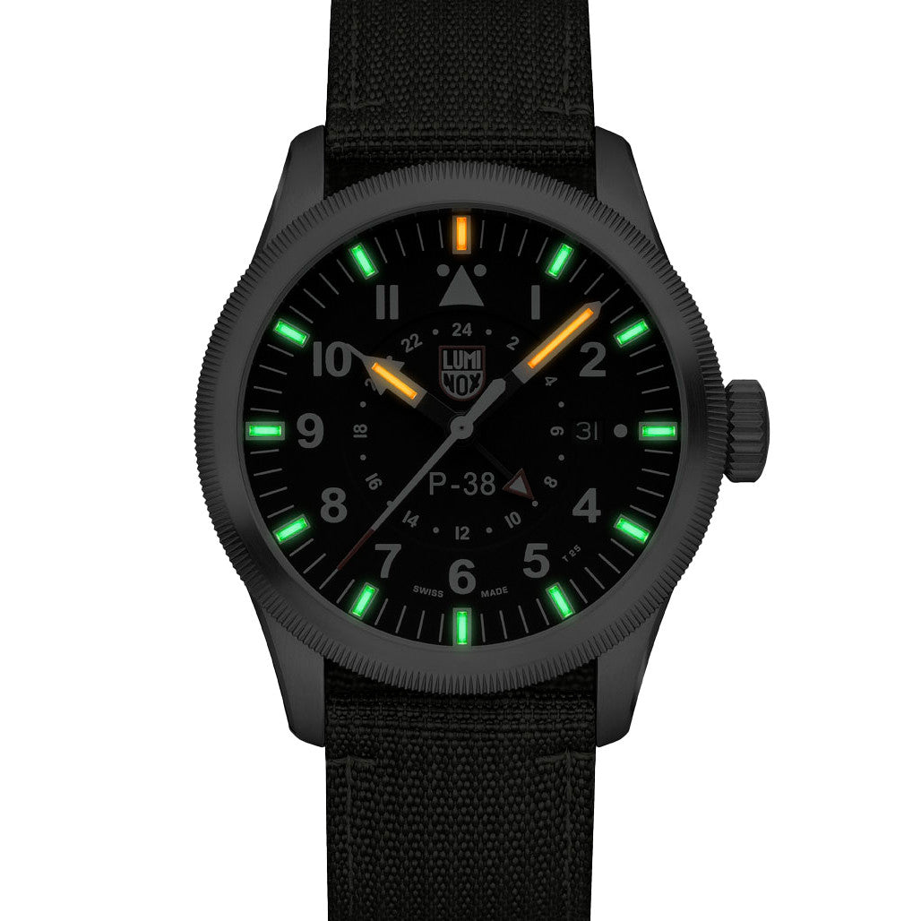 Luminox 42mm P-38 LIGHTNING GMT Pilot Watch #XA.IE21 — Long Island
