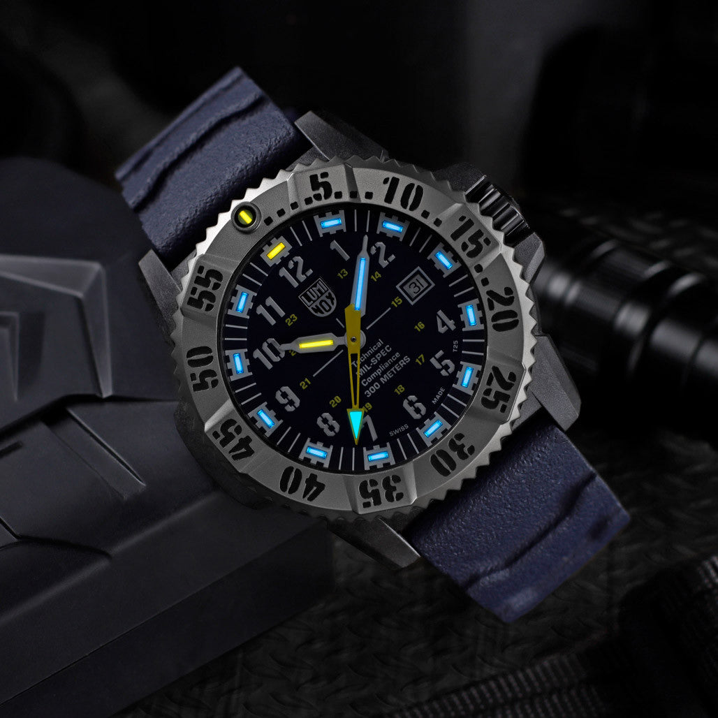 Luminox MIL-SPEC 3350 Series with Blue Dial #XL.3355.2 — Long