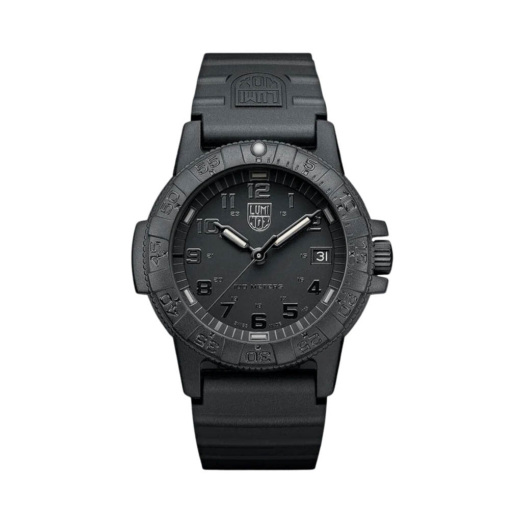 LUMINOX XS.0301.BO.L ブラック 時計 Luminox Leatherback Sea Turtle Watch with Blackout Dial #XS.0301