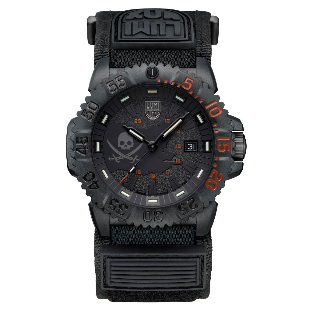 Luminox 44mm Navy SEAL 3050 Dive Watch Limited Edition Pirate