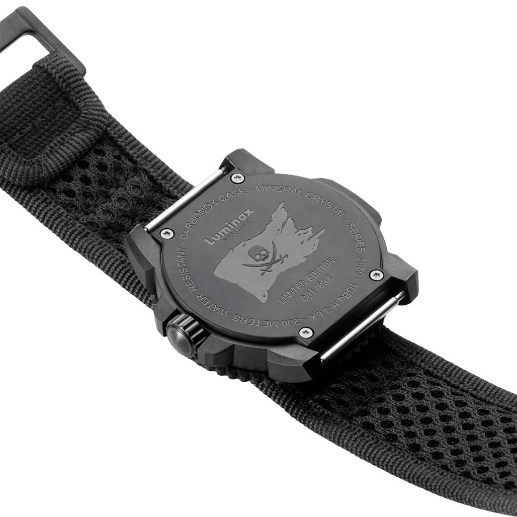 Luminox 44mm Navy SEAL 3050 Dive Watch Limited Edition Pirate