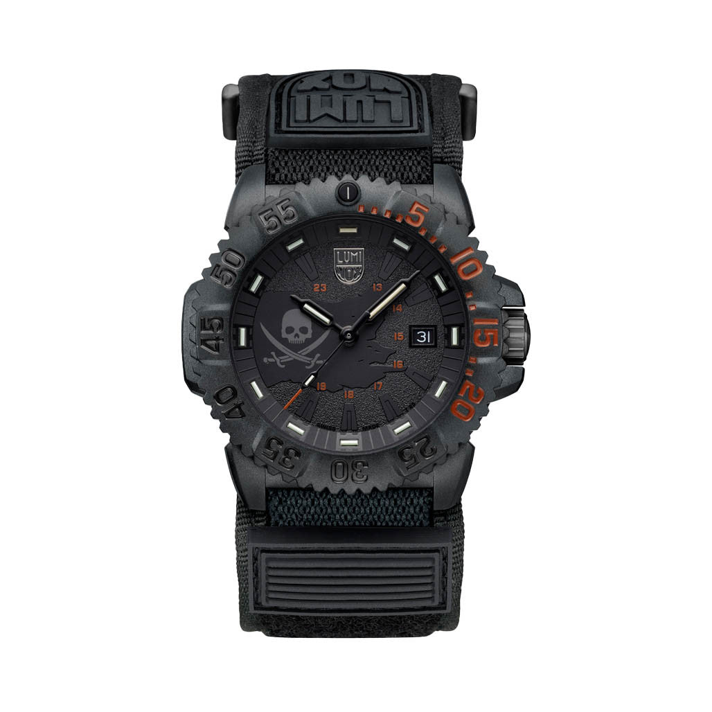 Luminox 44mm Navy SEAL 3050 Dive Watch Limited Edition Pirate