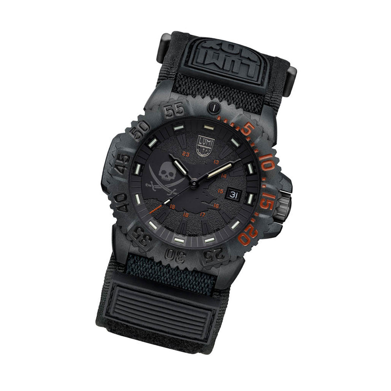 Luminox 44mm Navy SEAL 3050 Dive Watch Limited Edition Pirate Watch #XS.3051.PIR.LE
