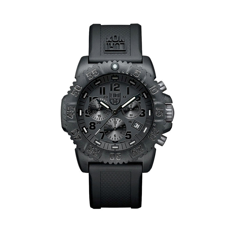 Luminox Navy SEAL Colormark Blackout Chronograph Tritium Watch #XS.3081.BO.F