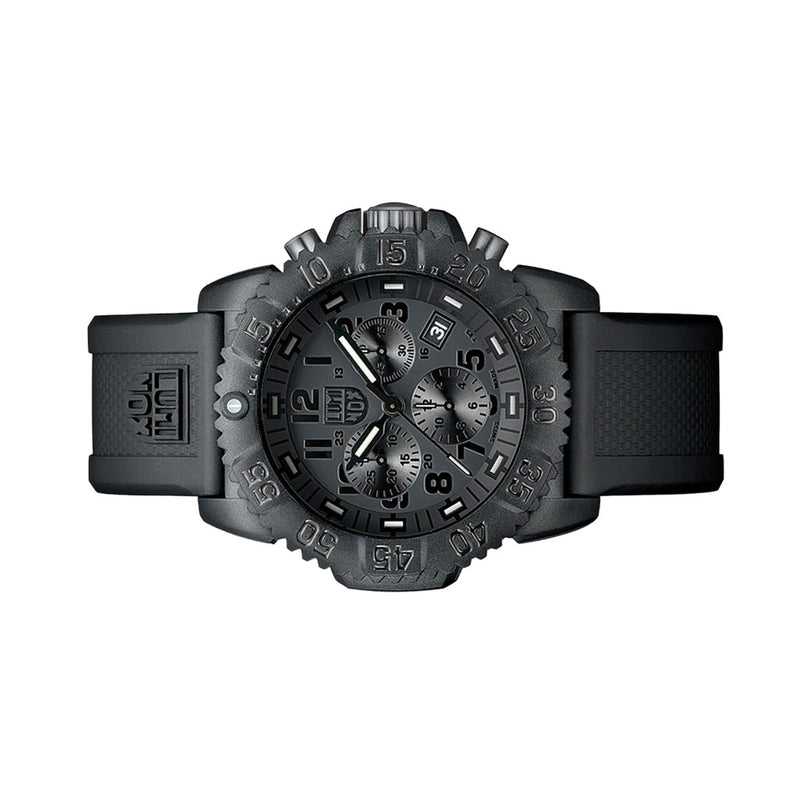 Luminox Navy SEAL Colormark Blackout Chronograph Tritium Watch #XS.3081.BO.F