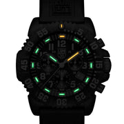 Luminox Navy SEAL Colormark Blackout Chronograph Tritium Watch #XS.3081.BO.F