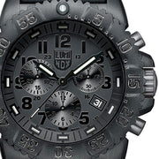 Luminox Navy SEAL Colormark Blackout Chronograph Tritium Watch #XS.3081.BO.F