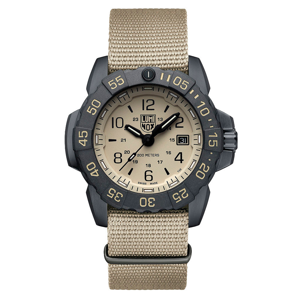 Luminox Navy SEAL Foundation 3250 Watch Tritium Dive Watch #XS