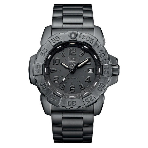 Luminox Navy SEAL Steel Blackout Tritium Dive Watch #XS.3252.BO.L
