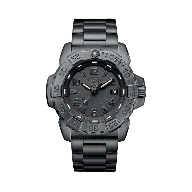 Luminox Navy SEAL Steel Blackout Tritium Dive Watch #XS.3252.BO.L