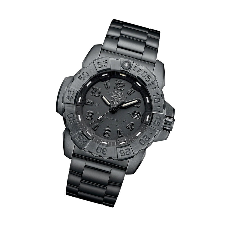 Luminox Navy SEAL Steel Blackout Tritium Dive Watch #XS.3252.BO.L