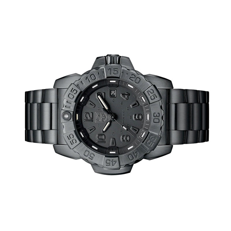 Luminox Navy SEAL Steel Blackout Tritium Dive Watch #XS.3252.BO.L