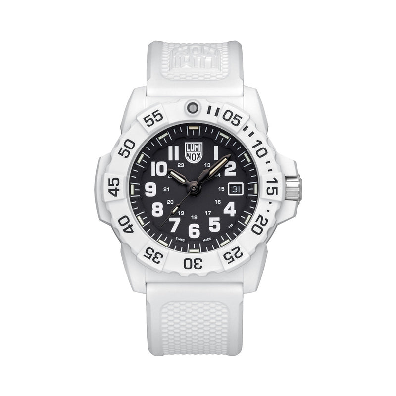 Luminox Navy SEAL Arctic White Black Dial Military Watch #XS.3507.WB