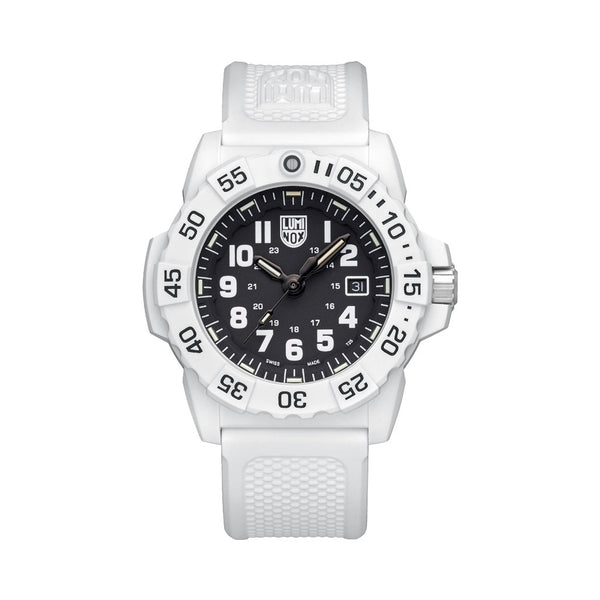 Luminox Navy SEAL Arctic White Black Dial Military Watch #XS.3507.WB
