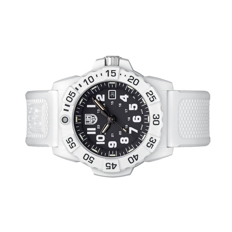 Luminox Navy SEAL Arctic White Black Dial Military Watch #XS.3507.WB