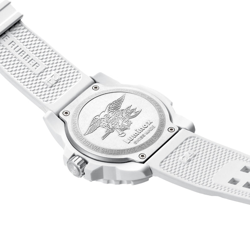 Luminox Navy SEAL Arctic White Black Dial Military Watch #XS.3507.WB
