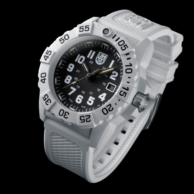 Luminox Navy SEAL Arctic White Black Dial Military Watch #XS.3507.WB