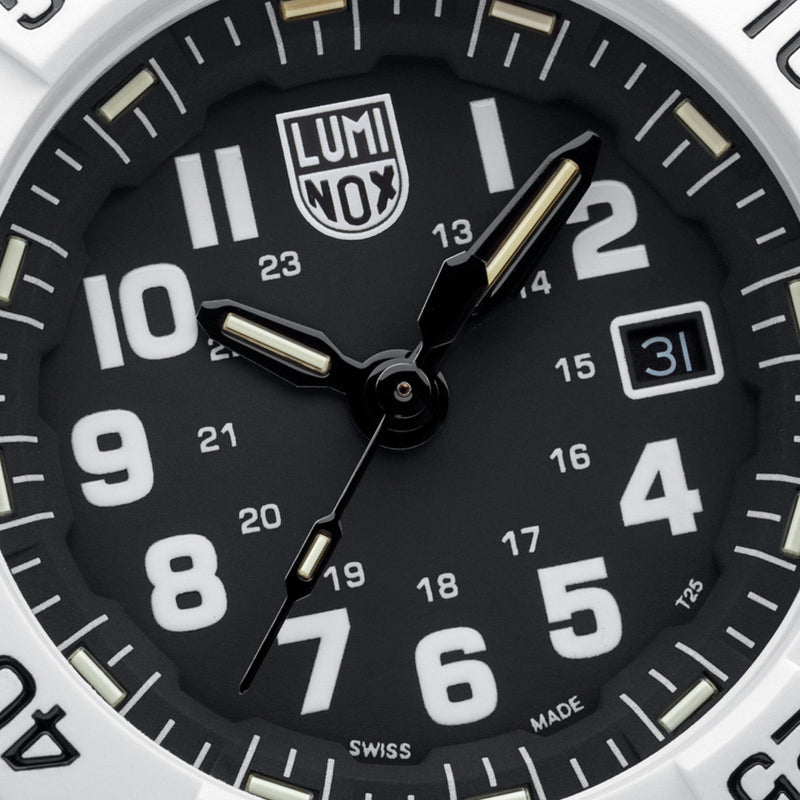 Luminox Navy SEAL Arctic White Black Dial Military Watch #XS.3507.WB