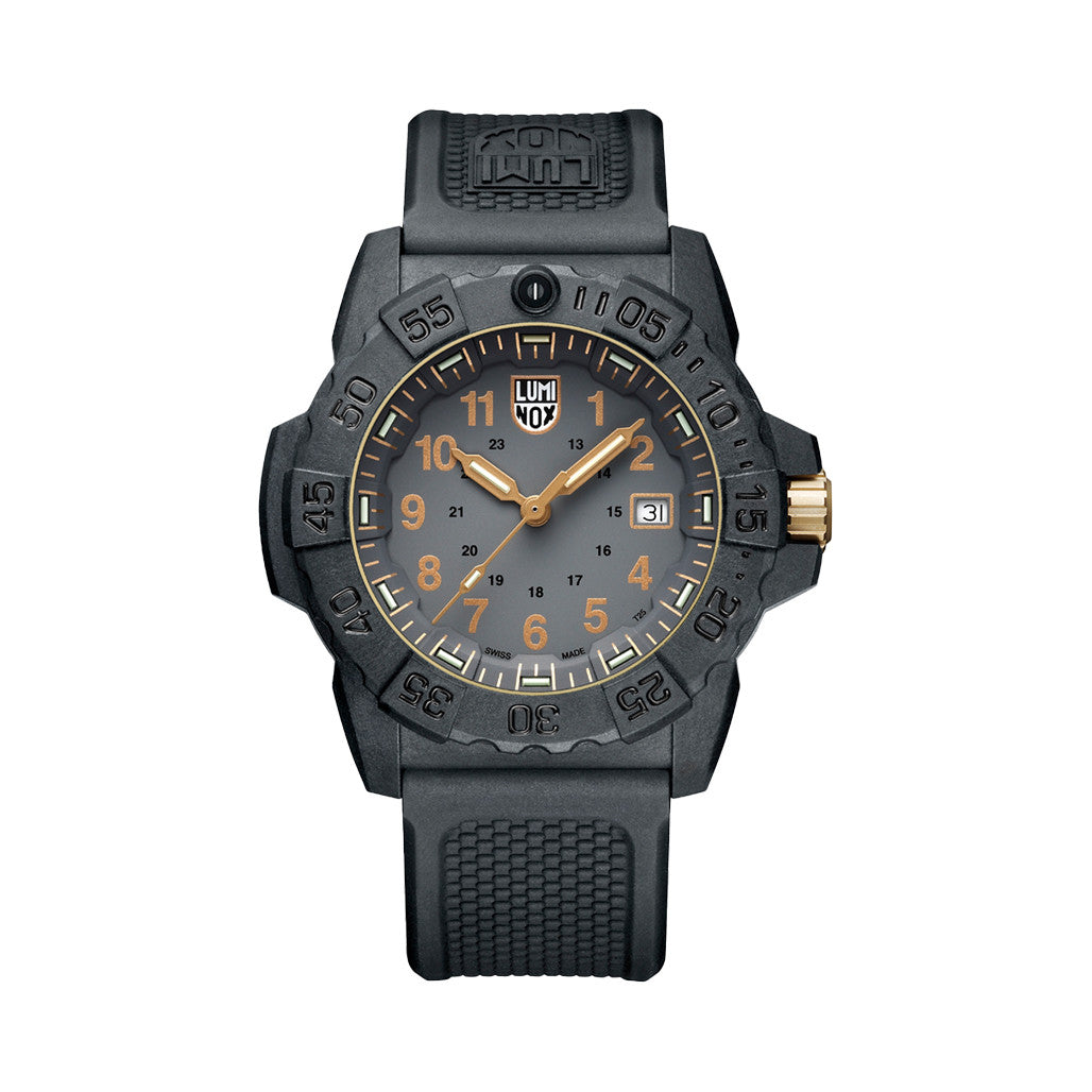 Luminox Navy SEAL 3500 Tritium Dive Watch #XS.3508.Gold — Long