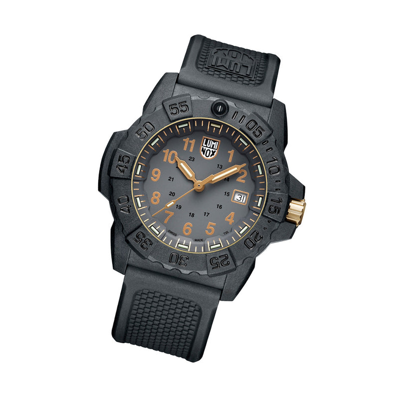 Luminox Navy SEAL 3500 Tritium Dive Watch #XS.3508.Gold