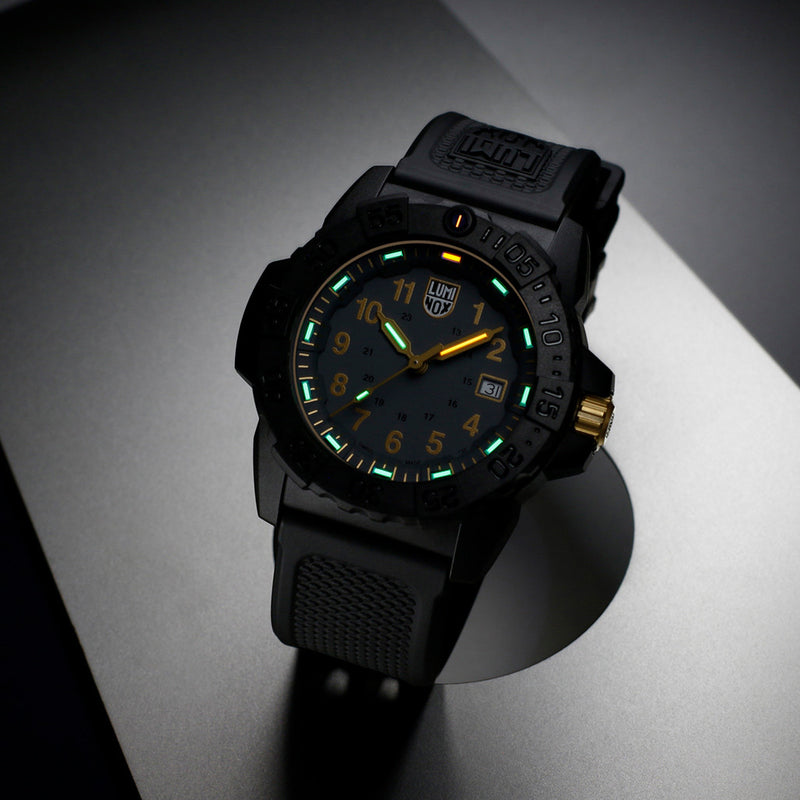 Luminox Navy SEAL 3500 Tritium Dive Watch #XS.3508.Gold
