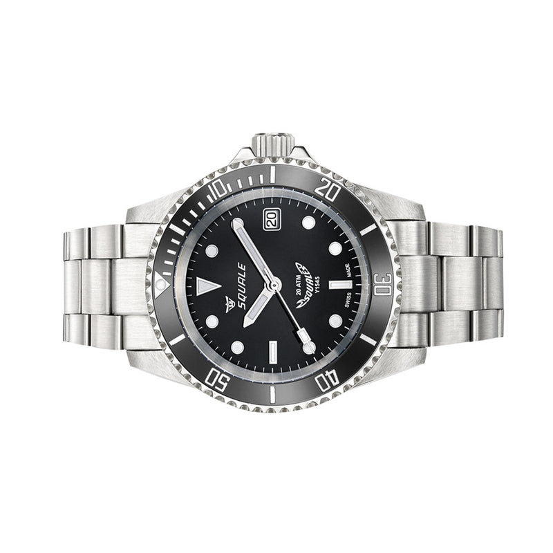 Squale Swiss Automatic Dive watch with Black Dial #Y1545SILVE.AC