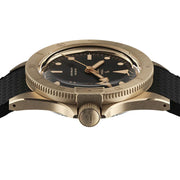 Yema 39mm Superman Bronze CMM.10 Black Limited Edition on FKM Strap #YEMA-02